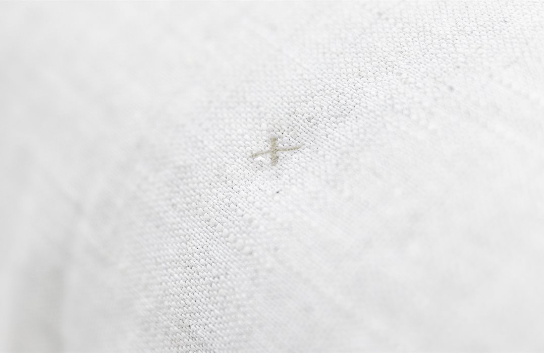 Mrs.Me home couture - bedspread Canvas Chalkwhite detail1